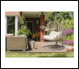 Sealey DG61 Dellonda Double Swinging Egg Chair with Cushion