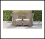Sealey DG64 Dellonda Chester Rattan Wicker Outdoor Garden Dining Chairs 2pc