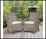 Sealey DG64 Dellonda Chester Rattan Wicker Outdoor Garden Dining Chairs 2pc