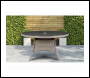 Sealey DG67 Dellonda Chester Rattan Wicker Round Outdoor Dining Table with Tempered Glass Top