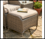 Sealey DG68 Dellonda Chester Rattan Wicker Outdoor Recliner Loungers & Table Set 5pc
