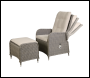 Sealey DG68 Dellonda Chester Rattan Wicker Outdoor Recliner Loungers & Table Set 5pc