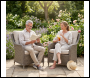 Sealey DG69 Dellonda Chester Rattan Wicker Outdoor Armchairs 2pc