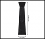 Sealey DG7 Dellonda Pyramid Gas Tower Patio Heater Water-Resistant Cover 2280 x 470mm, Black