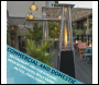 Sealey DG98 Dellonda Pyramid Gas Outdoor Garden Patio Heater 13kW Commercial & Home Use