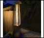 Sealey DG99 Dellonda 13kW Pyramid Gas Patio Heater 13kW Commercial/Garden Use - Stainless Steel