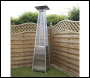Sealey DG99 Dellonda 13kW Pyramid Gas Patio Heater 13kW Commercial/Garden Use - Stainless Steel