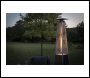 Sealey DG99 Dellonda 13kW Pyramid Gas Patio Heater 13kW Commercial/Garden Use - Stainless Steel