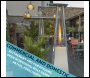 Sealey DG99 Dellonda 13kW Pyramid Gas Patio Heater 13kW Commercial/Garden Use - Stainless Steel