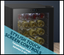 Sealey DH10 Baridi 28 Bottle Tabletop Wine Fridge & Cooler