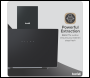 Sealey DH105 Baridi Angled Chimney Cooker Hood with Touch Controls & Carbon Filters 60cm - Black Glass