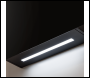 Sealey DH105 Baridi Angled Chimney Cooker Hood with Touch Controls & Carbon Filters 60cm - Black Glass
