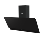 Sealey DH106 Baridi Angled Chimney Cooker Hood with Carbon Filters & LED Lamp 90cm, Energy Class A - Black Glass