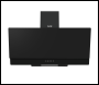 Sealey DH106 Baridi Angled Chimney Cooker Hood with Carbon Filters & LED Lamp 90cm, Energy Class A - Black Glass
