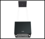Sealey DH109 Baridi Square Island Cooker Hood 40cm - Black