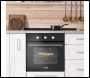 Sealey DH110 Baridi Built-In 5-Function Fan Assisted Oven with Timer 60cm, 55L Capacity - Black