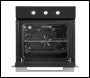 Sealey DH110 Baridi Built-In 5-Function Fan Assisted Oven with Timer 60cm, 55L Capacity - Black