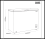 Sealey DH111 Baridi Freestanding Chest Freezer 199L Capacity - White