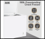 Sealey DH111 Baridi Freestanding Chest Freezer 199L Capacity - White