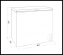 Sealey DH111 Baridi Freestanding Chest Freezer 199L Capacity - White