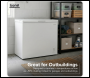 Sealey DH111 Baridi Freestanding Chest Freezer 199L Capacity - White