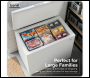 Sealey DH111 Baridi Freestanding Chest Freezer 199L Capacity - White