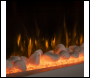 Sealey DH112 Baridi Wall Mounting Electric Fireplace with LED Flame Effect 52 inch  - Grey