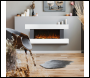 Sealey DH112 Baridi Wall Mounting Electric Fireplace with LED Flame Effect 52 inch  - Grey