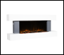 Sealey DH112 Baridi Wall Mounting Electric Fireplace with LED Flame Effect 52 inch  - Grey