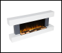 Sealey DH112 Baridi Wall Mounting Electric Fireplace with LED Flame Effect 52 inch  - Grey