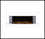 Sealey DH112 Baridi Wall Mounting Electric Fireplace with LED Flame Effect 52 inch  - Grey