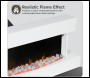 Sealey DH113 Baridi Wall Mounting Electric Fireplace with LED Flame Effect 46 inch  - White