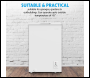 Sealey DH116 Baridi Freestanding Chest Freezer 99L Capacity - White