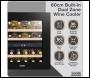 Sealey DH117 Baridi 36 Bottle Wine Fridge & Cooler 60cm