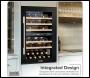 Sealey DH118 Baridi 57 Bottle Dual Zone Wine Fridge & Cooler 60cm