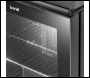Sealey DH12 Baridi Mini Tabletop Beer & Drinks Fridge with Metal Shelves, LED Light & Security Lock 50L - Black