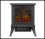 Sealey DH121 Baridi Electric Stove Heater Fireplace with LED Log Flame Effect 1800W – Black