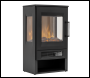 Sealey DH123 Baridi Panoramic Electric Stove Heater with LED Flame Effect & Log Storage 1800W - Black
