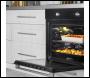 Sealey DH124 Baridi Integrated Fan-Assisted Electric Oven 60cm 55L Capacity - Black