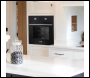 Sealey DH124 Baridi Integrated Fan-Assisted Electric Oven 60cm 55L Capacity - Black