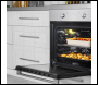 Sealey DH125 Baridi Integrated Fan-Assisted Electric Oven 60cm 55L Capacity - Black/Stainless Steel