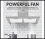 Sealey DH126 Baridi Cooker Hood with Carbon Filters 60cm - Stainless Steel