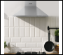 Sealey DH126 Baridi Cooker Hood with Carbon Filters 60cm - Stainless Steel