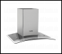 Sealey DH128 Baridi Curved Glass Cooker Hood with Carbon Filters & LED Lights 60cm - Stainless Steel