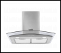 Sealey DH128 Baridi Curved Glass Cooker Hood with Carbon Filters & LED Lights 60cm - Stainless Steel