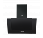 Sealey DH129 Baridi Angled Chimney Cooker Hood with Carbon Filters & LED Lamp - Black Glass