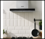 Sealey DH130 Baridi T-Shape Chimney Cooker Hood with Carbon Filters 60cm - Stainless Steel