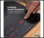 Sealey DH131 Baridi Integrated Ceramic Hob with 4 Cooking Zones 60cm - Black Glass