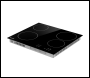 Sealey DH131 Baridi Integrated Ceramic Hob with 4 Cooking Zones 60cm - Black Glass