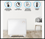 Sealey DH136 Baridi, Electric Glass Panel Heater 1000W/230V - DH136